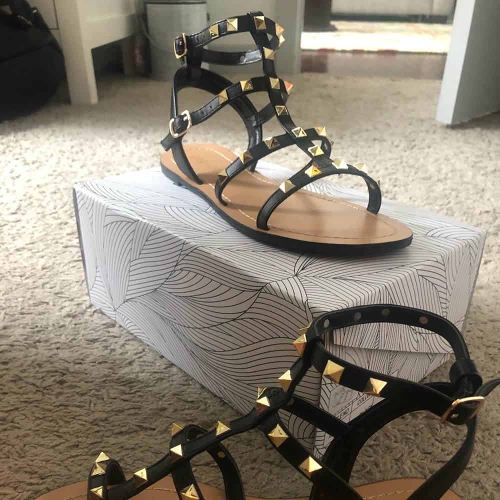 Studded sandals